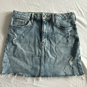 Forever 21 Blue Denim Mini Skirt